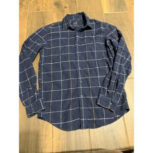 J. Crew Navy Flannel